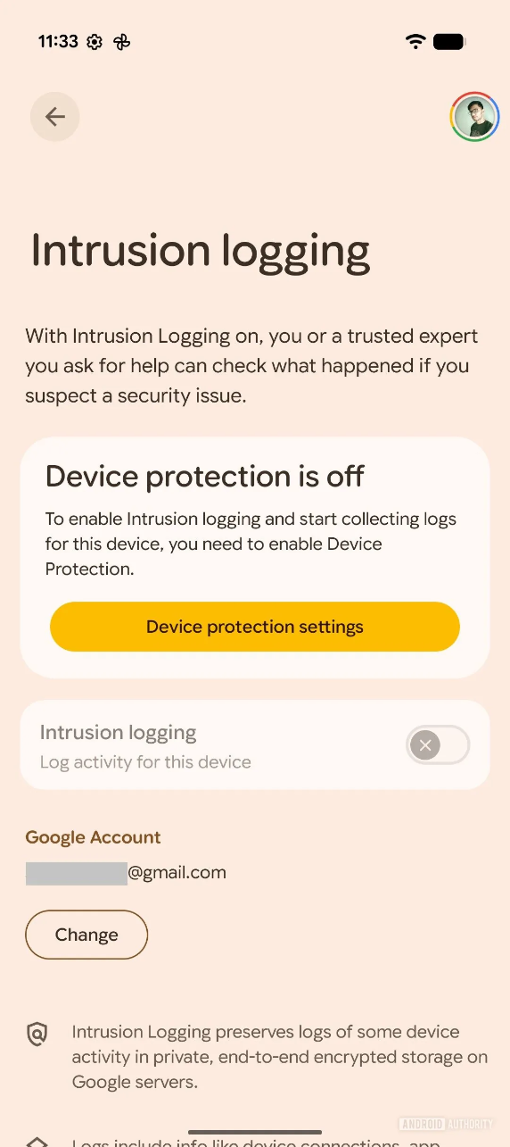 Android入侵检测功能或将上线 可记
