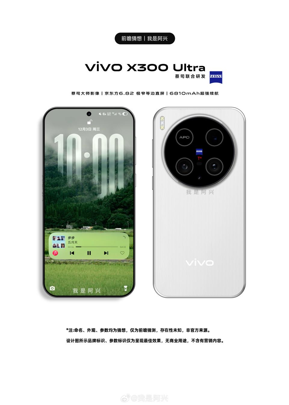 下月发布！vivo X300 Ultra新增400m