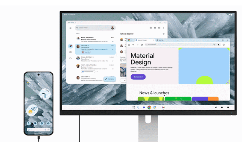 谷歌为Pixel 8及后续机型上线Android桌面
