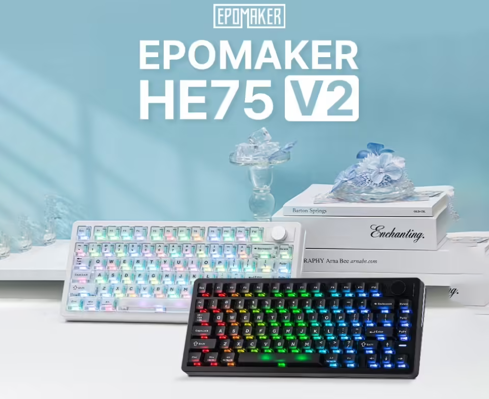 EPOMAKER HE75 V2磁轴键盘开售，449元解锁中