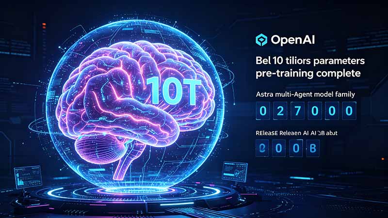 OpenAI新模型Bel预训练完成参数高达10万亿，最强模型Astra被曝下周四可能发布