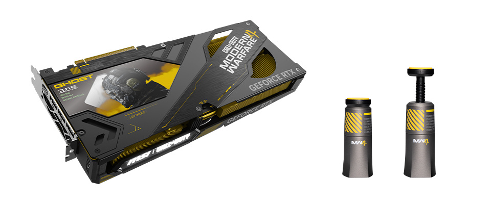 微星发布《使命召唤:现代战争 4》联名 GeForce RTX 5080 16GB 显卡,拥有独家黄色散热