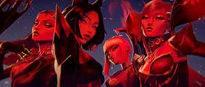 拳头游戏虚拟女团 K/DA 回归,《FIRESTARTER》(燃)迷你专辑上线