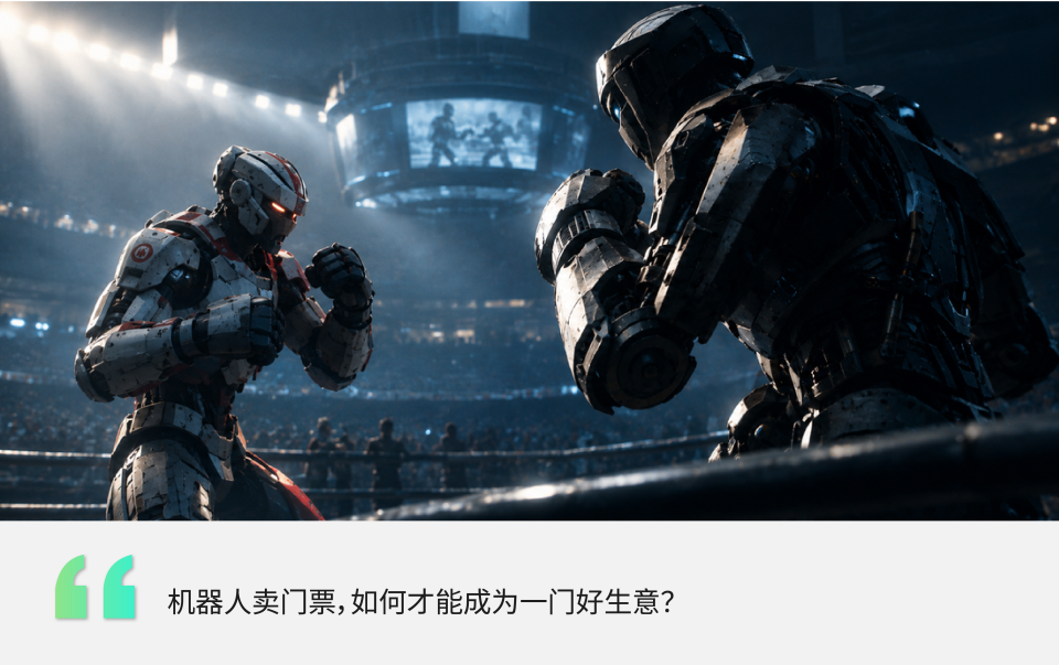 机器人打擂台，打出了一门新生意