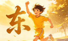寓意朝气蓬勃的带东字男孩名字