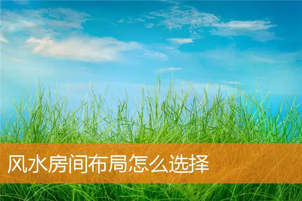 风水房间布局怎么选择