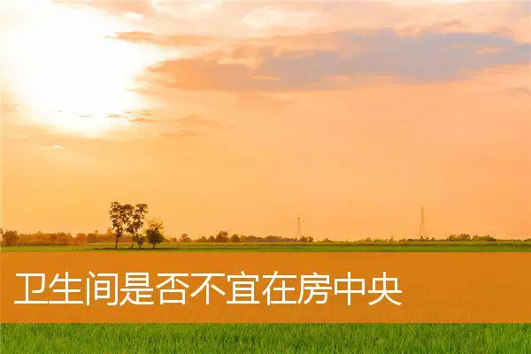 卫生间是否不宜在房中央