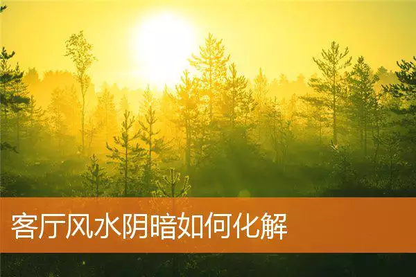 客厅风水阴暗如何化解