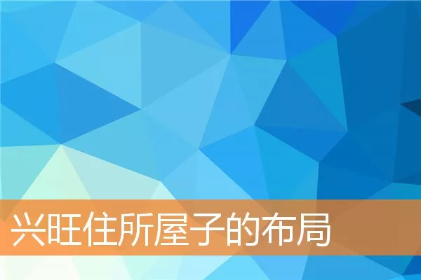 兴旺住所屋子的布局