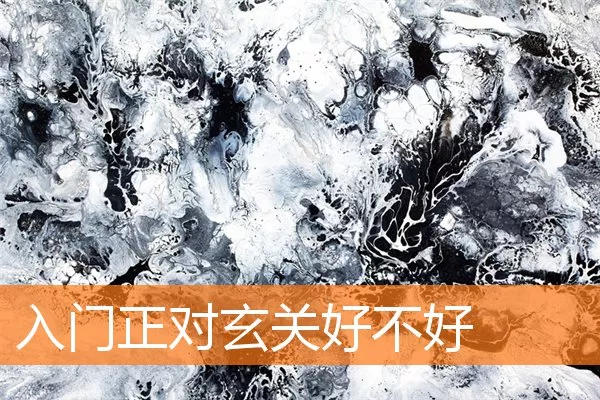 入门正对玄关好不好