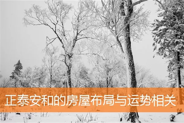 正泰安和的房屋布局与运势相关