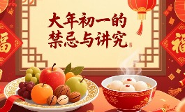 大年初一的禁忌与讲究，春节第一天的传统习