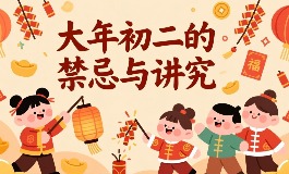 大年初二的禁忌与讲究，春节必知的习俗