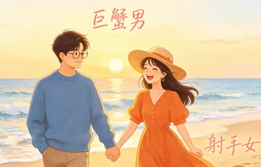 巨蟹男和射手女配对，缘分到底有多奇妙