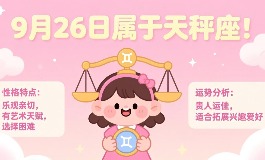 9月26日是什么星座？详细分析天秤座的性